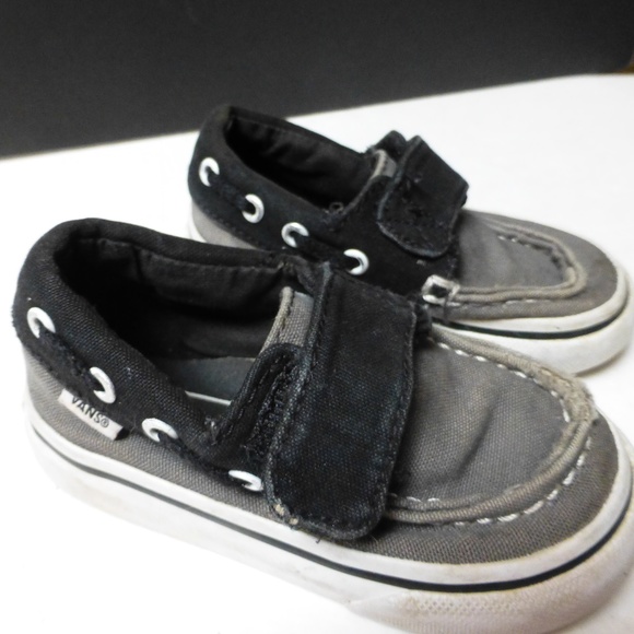 vans boat shoes grey